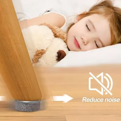 Screw in felt pad gliders